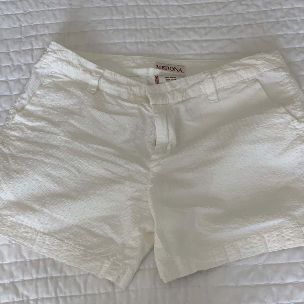 White merona shorts